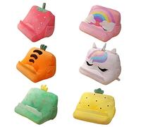 Plyisty Support de Tablette d'oreiller, Support de Tablette en Peluche Douce avec Poches élastiques pour Que Les Enfants Puissent Regarder des Films Faire Leurs Devoirs, pour Les