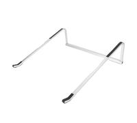 Plyisty Support Pliable pour Ordinateur Portable, Rehausseur en Alliage D'aluminium, Conception Ergonomique, Patin Antidérapant en Silicone, Fond Ouvertpour 12 À 18 Pouces