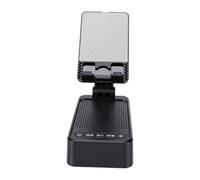 Plyisty Support Téléphone Enceinte Bluetooth avec LED RGB, pour Maison | Haut-parleur pliable pour support de téléphone portable, pilote 5 W 52 mm, batterie 2000 mAh, pour les voyages à domicile et