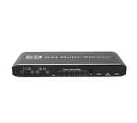 Plyisty Switcher Multi-visionneuses 6x1, Multivain D'interface Multimédia HD, Prise en Charge de Commutateur 4K 30Hz, Mode D'affichage 9 avec Télécommande, pour L'appareil Photo,