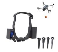 Plyisty Système Airdrop de Drone pour 4 Accessoires Pro, Dispositif de Libération de Charge Utile/Livraison/Transport, avec Trains D'atterrissage, Charge Utile de 500 G
