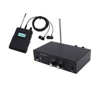 Plyisty Système de Surveillance du Casque sans Fil 36 Fréquences, Bande Passante de 25 MHz, 50m Intérieur, 100m Extérieur, écran LCD, Prise de 3,5 Mm (Prise UE)