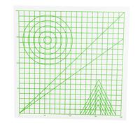 Plyisty Tapis de Stylo D'impression 3D, Tampon de Modèle ABS pour Dessin Créatif avec Cercles, Mailles, Triangles, Rectangles, pour Enfants, Adultes, Débutants, Experts, Taille 220 X