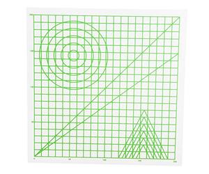 Plyisty Tapis de Stylo D'impression 3D, Tampon de Modèle ABS pour Dessin Créatif avec Cercles, Mailles, Triangles, Rectangles, pour Enfants, Adultes, Débutants, Experts, Taille 220 X