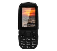 Plyisty Téléphone Cellulaire à Gros Bouton, écran HD 2,6 Pouces, Lampe de Poche de la Touche Latérale, Double Sim, Boutons Confortables, Son Robuste, Téléphone Mobile, Téléphone Mobile (Black)