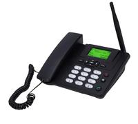 Plyisty Téléphone Fixe sans Fil Double Mode GSM TD, Téléphone de Bureau Fixe sans Fil 2G avec écran de 2,4 Pouces, Radio FM, Réveil, Identification de L'appelant, pour la Maison, L'hôtel, (Prise UE)