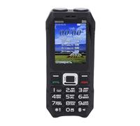 Plyisty Téléphone Portable 2G, 4 Emplacements pour Carte SIM, écran 2,4 Pouces, Batterie 16 800 MAh, Haut-Parleur avec Prise Casque 3,5 Mm, pour Personnes âgées (Black)