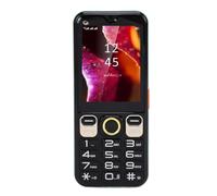 Plyisty Téléphone Portable débloqué 2G, écran de 2,8 Pouces, Gros Boutons, Téléphone Portable Multifonction avec 3 Emplacements pour Carte SIM SOS MP3 Bluetooth FM, pour Bandes GSM 850 (Black)