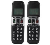 Plyisty Téléphone sans Fil, Technologie DECT 6.0 avec Appel à 3 Voies et Blocage D'appel, Haut-Parleur Mains Libres et Répertoire Téléphonique pour la Maison, Numérotation à 2 Vitesses (Prise UE)