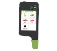 Plyisty Testeur de Nitrate Portable, Détecteur de Rayonnement Alimentaire 0-9999mg / Kg 90% Précision pour Les Fruits et Légumes (Black)