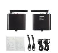 Plyisty Transmetteur de Son sans Fil Longue Portée, Adaptateur sans Fil 100 M avec Latence Ultra Faible 15 Ms, pour Home Cinéma et Configurations Professionnelles