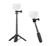 Plyisty Trépied À Déploiement Automatique, Trépied À Ouverture Automatique, Perche À Selfie Télescopique avec Patin Antidérapant Et Trou pour Lanière, Action 6/5/4, 360 X5 X3 Go3