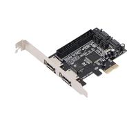 Plyisty Ultra ATA 133 Drives Hard Drives 3 Go Speed PCI Express Adapter Carte, Prend en Charge Les Modes 0, 1 et 0 + 1 pour L'ordinateur de Bureau, OS X et Dos