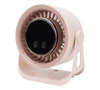 Plyisty Ventilateur de Bureau avec 199 Réglages de Vitesse, Mini Dispositif de Refroidissement Portable Rechargeable par USB doté Batterie de 3 600 MAh et d'un Moteur sans Balais Silencieux pour le