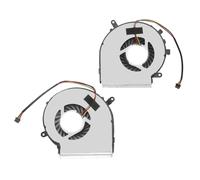 Plyisty Ventilateur de Refroidissement CPU GPU de Remplacement, Refroidisseur D'ordinateur Portable 3 Broches, Faible Bruit et Dissipation Thermique Efficace pour MSi GE62 GE72 PE60 PE70