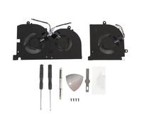 Plyisty Ventilateur de Refroidissement CPU GPU, Refroidisseur D'ordinateur Portable avec Connecteur d'alimentation 4 Broches, pour GS75 P75 MS 17G1, MS 17G2, BS5005HS U3I, BS5005HS U3J,