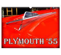 PLYMOUTH '55, Version française (Calendrier mural 2026 DIN A3 portrait), Calendrier CALVENDO mensuel