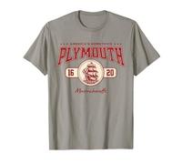 Plymouth MA 1620 Mayflower Massachusetts Souvenir Vintage T-Shirt