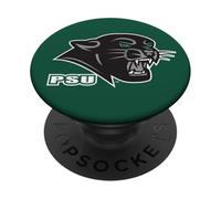 Plymouth State University PSU Panthers Head Logo PopSockets PopGrip Adhésif