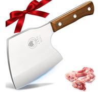 Plys Couteau Boucher Professionnel Couteaux Hachoir Lame de 15cm Couteau a Viande Kebab Couteaux de Cuisine