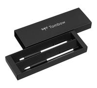 [PLZ-211-3] TOMBOW Coffret ZOOM 707 stylo-bille + porte-mine blanc/noir