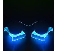 PLZRMBME Lot de 2 supports muraux avec guide lumineux pour Dot 5e génération 2022, pour haut-parleur intelligent Dot 4e et 5e générations Apple HomePod Mini givré mat amovible pour chambre à coucher,