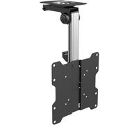 Pm-Slope-37 - Support De Plafond Pour Le Tv - Inc Ble Jusqu'À 105° - Pour Les Pentes Du Toit - Hauteur Ajustable, Charge . 20Kg, Vesa . 200X200, Universel