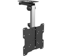 Pm-Slope-37 - Support De Plafond Pour Le Tv - Inclinable Jusqu'À 105° - Pour Les Pentes Du Toit - Hauteur Ajustable, Charge Max. 20Kg, Vesa Max. 200X200, Universel