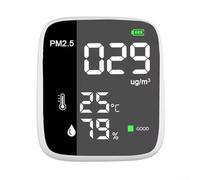 PM2. Qualité de l'air, analyseur de gaz réel, hygromètre numérique thermomètre pour combiné, détecteur de poussière pour bureau à domicile, capteur de pollution intérieure, particules