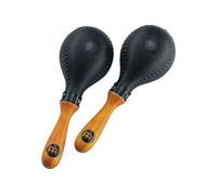 PM2BK - Maracas ovales plastique noir
