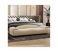 Pm2N4o6qRs Banc de Bout de lit Tabouret de lit Chambre à Coucher avec Dossier, Long Banc canapé, vêtements Luxe léger, Langer for vestiaire(Off-White,Moyen)