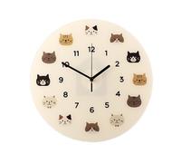 Pm2N4o6qRs Horloge Murale Cute Cat Wall Clock Silent Movement Quartz for Home Use(Grand)