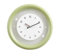 Pm2N4o6qRs Horloge Murale Horloge Murale Moderne Minimaliste de Style crème Clair Vert avec Son Silencieux