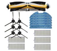 Pmandgk 1 ensemble brosse principale latérale filtre serpillère kit pour aspirateur RV-R500 RV R500 pièce de rechange