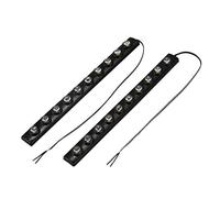 Pmandgk 2 X 20W Feux de Jour Lampe DRL Diurne de Conduite 10 COB LED Voiture Ampoule 200LM 12V (Blanche)