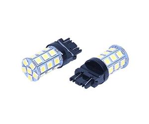 Pmandgk 2X T25 W21/5W 3157 7443 Blanc 5050 27 LED Ampoule Lampe 12V Voiture