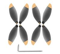 Pmandgk 8Pcs Accessoires D'Hélice pour Accessoire de Ventilateur D' de Rechange pour Drone Parrot Anafi (Noir et Or)