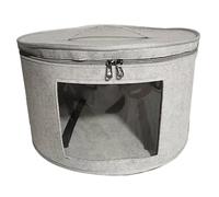 Pmandgk BoîTe à Chapeau Organisateur Rond Voyage BoîTes à Chapeau Sac de Rangement Pliable Chapeau avec Couvercle Anti-PoussièRe Grande BoîTe de Rangement Chapeau BoîTes à Chapeau A