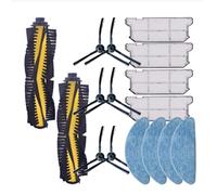 Pmandgk Kit de pièces d'aspirateur robotique avec brosse latérale principale, chiffon et filtre HEPA pour V7S Pro V7S V7S Plus