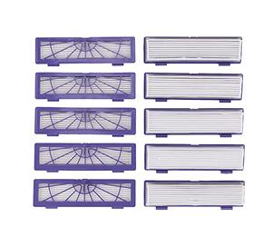 Pmandgk Lot de 10 filtres Hepa pour Botvac D/Série connectée D7 D80 D85 D3 D75 D5 70E 75 80 85 Pièces pour aspirateur animaux domestiques/allergies