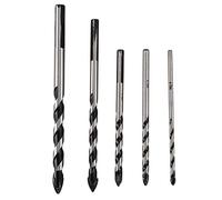 Pmandgk Lot de 5 forets multi-matériaux en carbure de tungstène pour céramique en grès, ciment, verre et bois (3 mm 4 mm 5 mm 6 mm 8 mm)