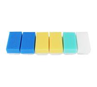 Pmandgk Lot de 6 éponges pour - En mousse - Avec capuchons de berceau - Brosse pour le corps, les cheveux et la peau de la tête - Pour nettoyer la peau de - Couleur aléatoire