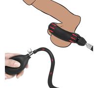 PMBNCF Appareils for testicules BDSM, presse à testicules, anneaux for testicules for hommes, anneau for testicules réglable avec pompe, anneau pénien gonflable en silicone, anneaux péniens, jouets fo