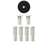 PMD Personal Microderm Replacement Discs - Inclut 4 Petits Disques pour le Visage, 2 Grands Disques pour le Corps et 1 Filtre - Pour Modèles Classic, Plus, Pro et Man - Ultra Sensitive/Blanc