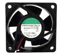 PMD2406PTB3-A DC24V 2.5W 60X60X25MM Ventilateur de refroidissement à fils