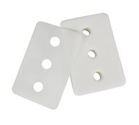 PME 109SE055 Bloc Pop It à Utiliser avec Les Emporte-pièces et Autres Petits Emporte-pièces, Plastique, Blanc, 13 x 2 x 13 cm