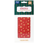 PME 12 Feuilles de papier sulfurisé pour Noël - Étoiles dorées