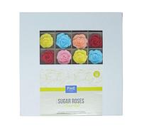 PME 4mm Roses en Sucre pour la décoration de gâteaux, 36 pièces (Couleurs Assorties)