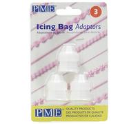 PME - Adaptateurs Pour Douilles Supatube, Lot de 3, Blanc