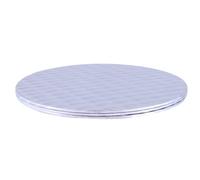 PME Boulangerie Essentiels - Rond Gâteau Carte 35 cm / 14-pouces, Ensemble de 3, Argent Métallique